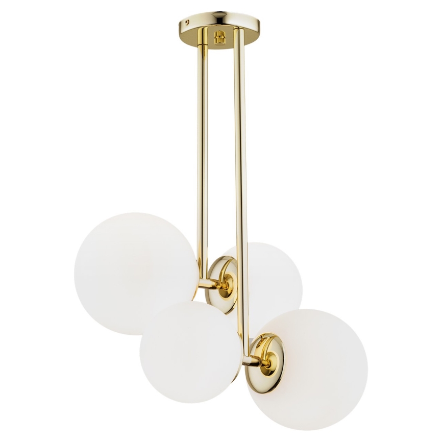 Argon 1743 - Plafondlamp op paal MORITZ 4xE27/15W/230V