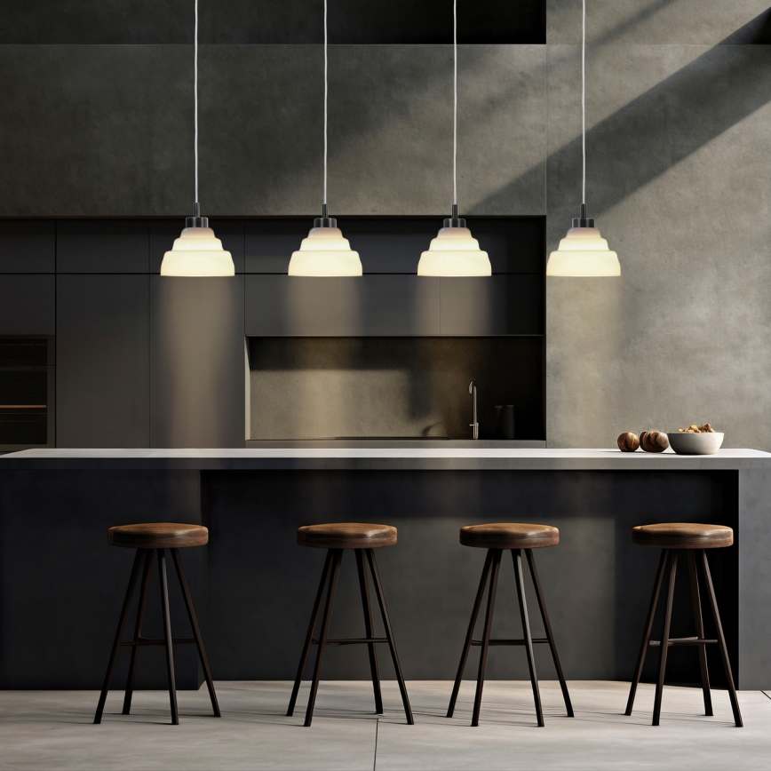 Argon 1860 - Hanglamp aan een koord VENTURA 4xE27/15W/230V