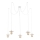 Argon 2077 - Hanglamp aan een koord CORSO 5xE27/15W/230V spin wit