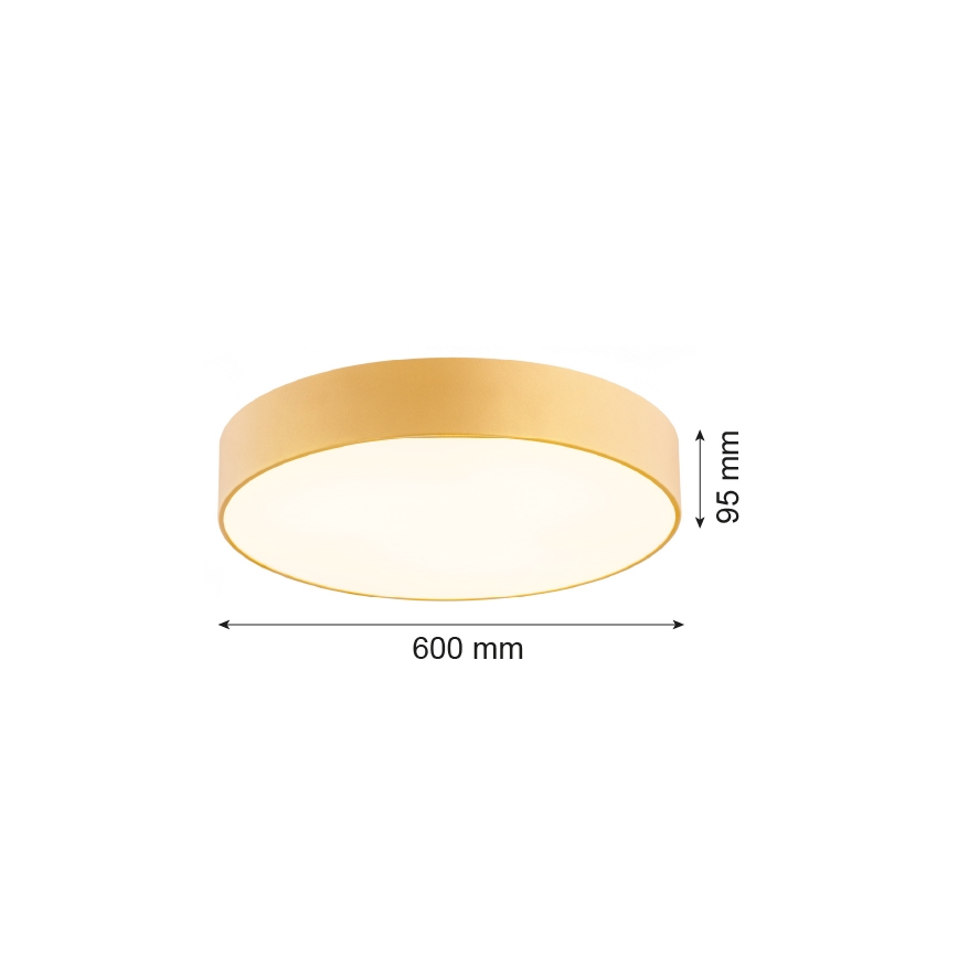 Argon 2081 - Plafondlamp DARLING 5xE27/15W/230V Ø 60 cm goudkleurig
