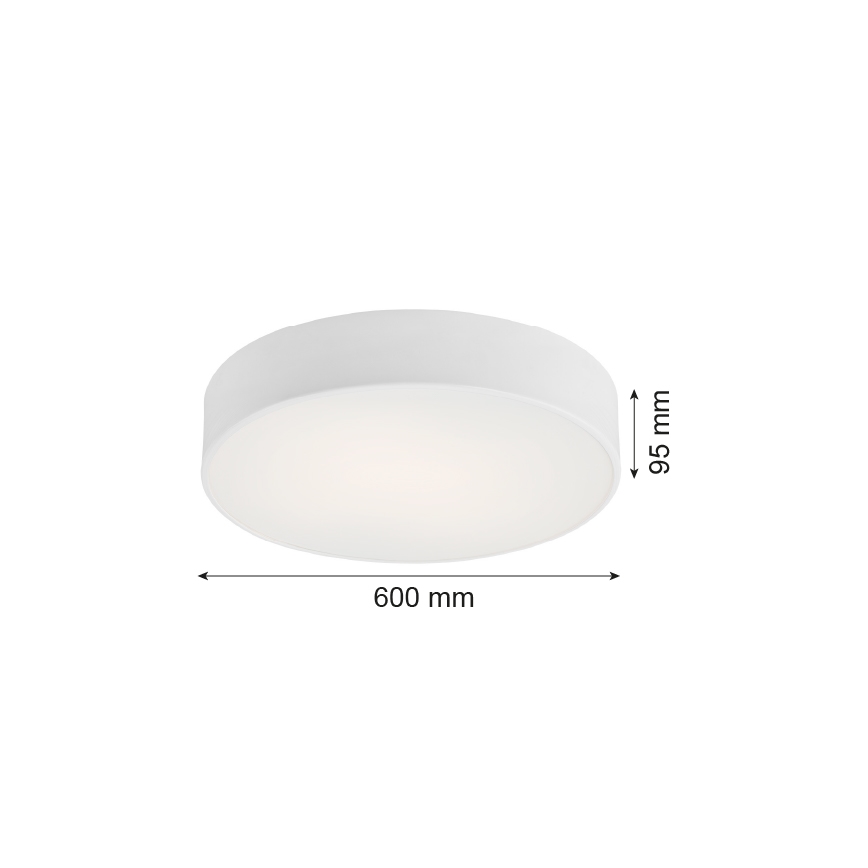 Argon 2082 - Plafondlamp DARLING 5xE27/15W/230V Ø 60 cm wit
