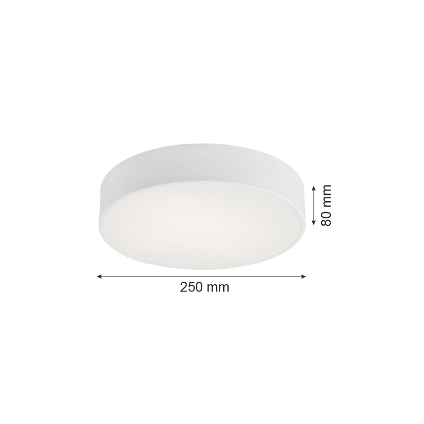 Argon 3082 - Plafonnier DARLING 2xE27/15W/230V d. 25 cm blanc