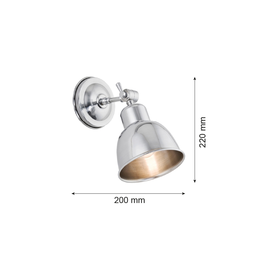 Argon 3172 - Wandlamp EUFRAT 1xE27/60W/230V