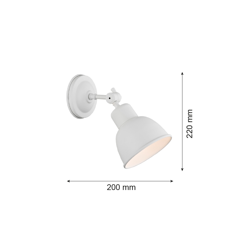 Argon 3182 - Applique murale EUFRAT 1xE27/60W/230V