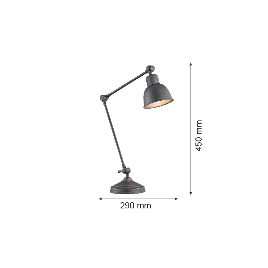Argon 3195 - Tafellamp EUFRAT 1xE27/15W/230V