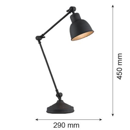 Argon 3197 - Tafellamp EUFRAT 1xE27/15W/230V