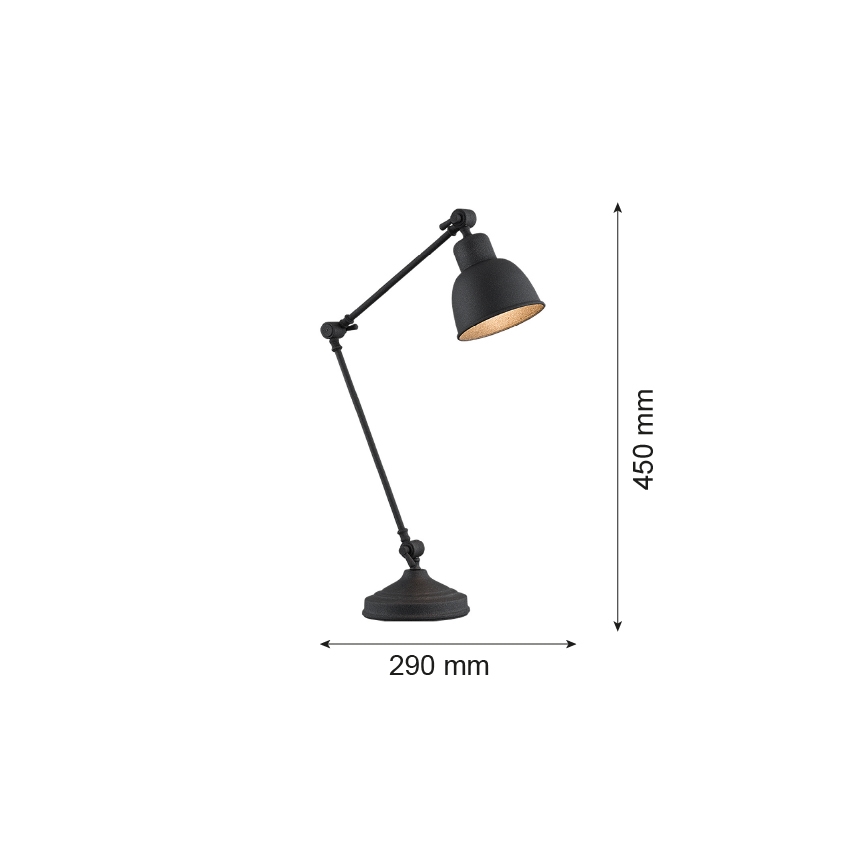 Argon 3197 - Tafellamp EUFRAT 1xE27/15W/230V