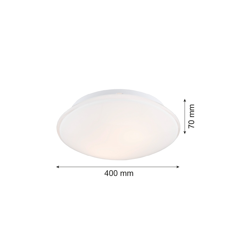 Argon 3224 - Plafondlamp GIN 3xE27/15W/230V wit