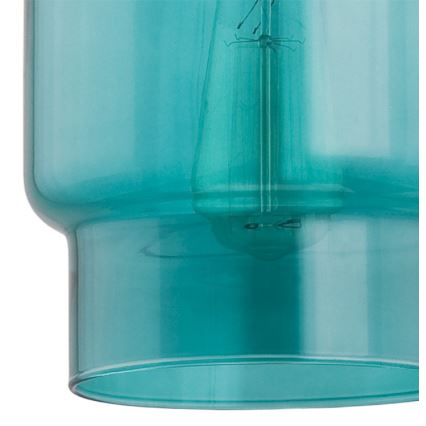 Argon 3271 - Hanglamp aan een koord NEWA 1xE27/15W/230V turquoise