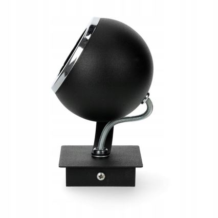 Argon 3638 - Wandspot KOS 1xGU10/5W/230V zwart/glanzend chroom