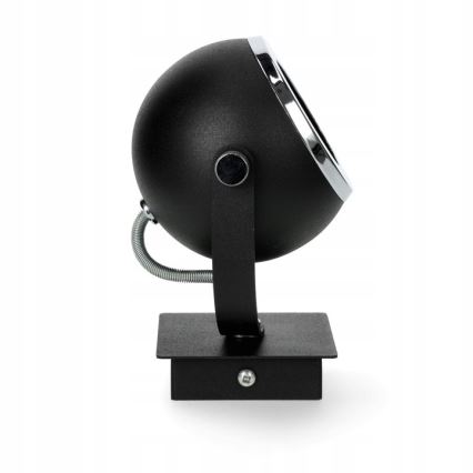 Argon 3638 - Wandspot KOS 1xGU10/5W/230V zwart/glanzend chroom