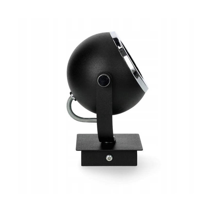 Argon 3638 - Wandspot KOS 1xGU10/5W/230V zwart/glanzend chroom