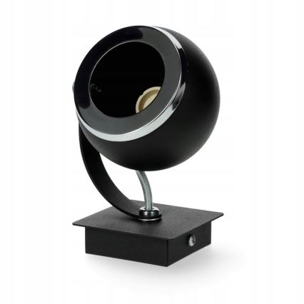 Argon 3638 - Wandspot KOS 1xGU10/5W/230V zwart/glanzend chroom