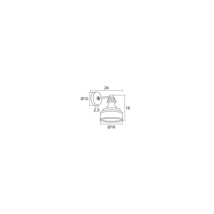 Argon 3796 - LED Wandlamp TULUZA LED/5W/230V