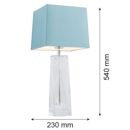 Argon 3839 - Tafellamp LILLE 1xE27/15W/230V blauw