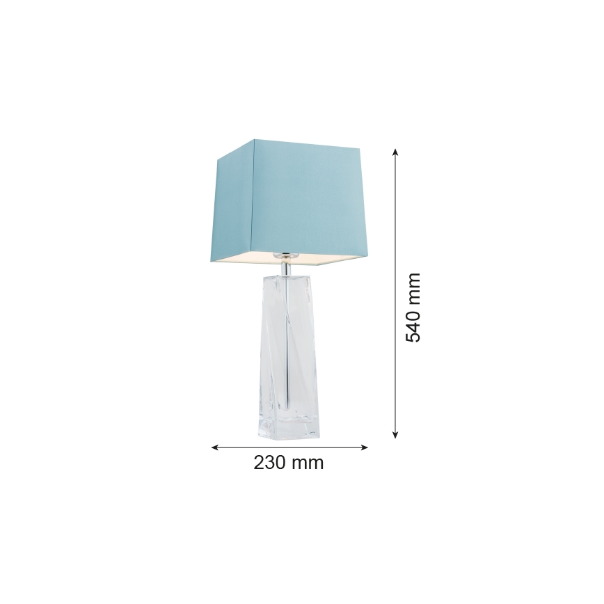 Argon 3839 - Tafellamp LILLE 1xE27/15W/230V blauw
