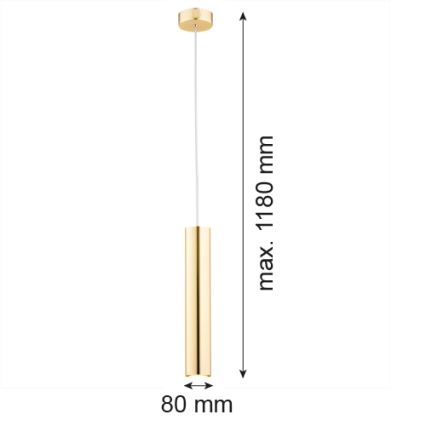 Argon 4057 - Hanglamp aan een koord GOMERA 1xGU10/5W/230V messing