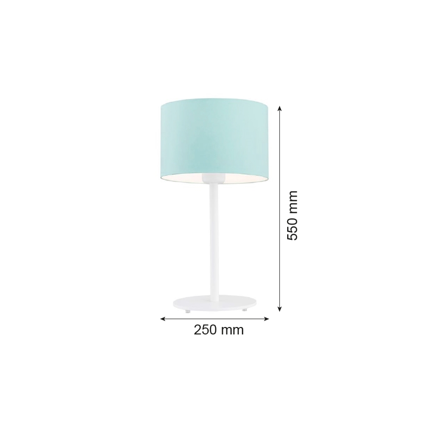 Argon 4127 - Tafellamp MAGIC 1xE27/15W/230V turquoise/wit