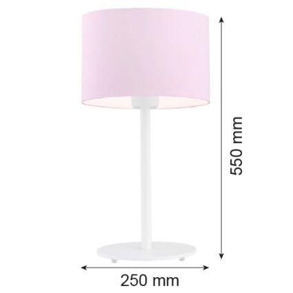 Argon 4128 - Tafellamp MAGIC 1xE27/15W/230V roze/wit