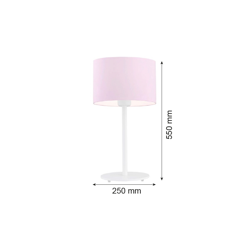 Argon 4128 - Tafellamp MAGIC 1xE27/15W/230V roze/wit