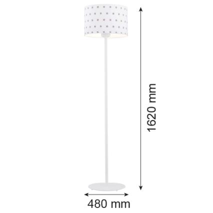Argon 4129 - Lampadaire MAGIC 1xE27/15W/230V blanc