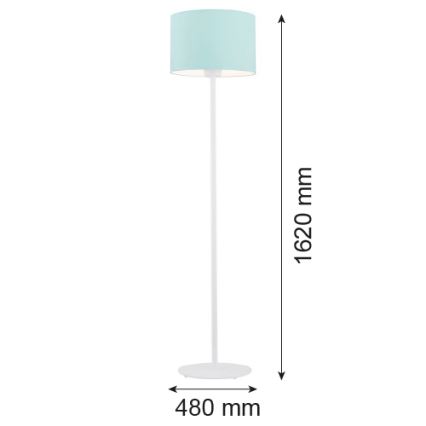 Argon 4131 - Lampadaire MAGIC 1xE27/15W/230V turquoise/blanc