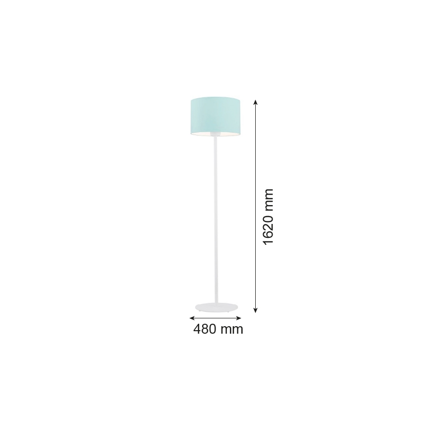 Argon 4131 - Lampadaire MAGIC 1xE27/15W/230V turquoise/blanc