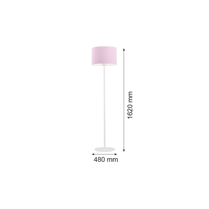 Argon 4132 - Staande lamp MAGIC 1xE27/15W/230V roze/wit