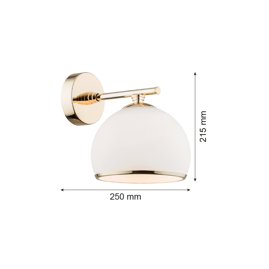 Argon 4255 - Bronzen Wandlamp MARBELLA 1x E27 / 15W / 230V