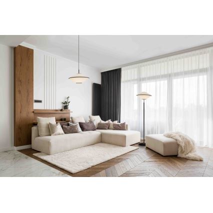 Argon 4282 - Suspension TROY sur câble 1xE27/15W/230V beige