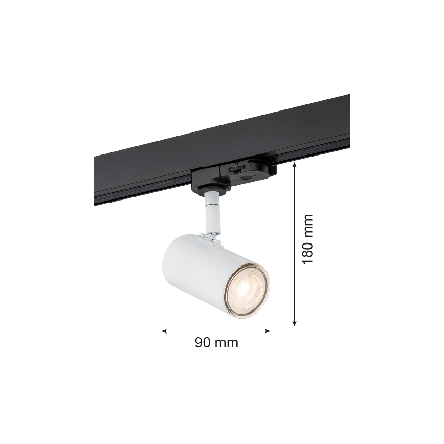 Argon 4327 - Schijnwerper do lištového systému HORTA 1xGU10/5W/230V wit