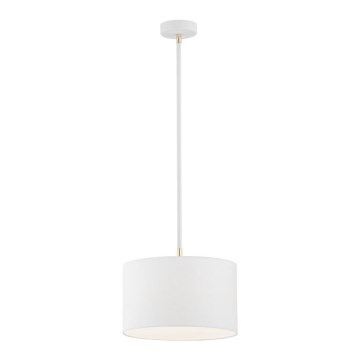 Argon 4343 - Hanglamp aan een paal KARIN 1xE27/15W/230V wit