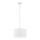 Argon 4343 - Hanglamp aan een paal KARIN 1xE27/15W/230V wit