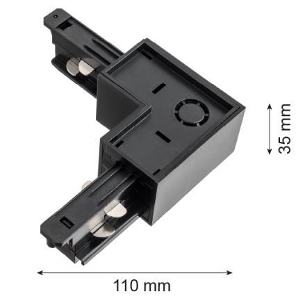 Argon 4367 - Connecteur pour luminaire dans système de rail type L