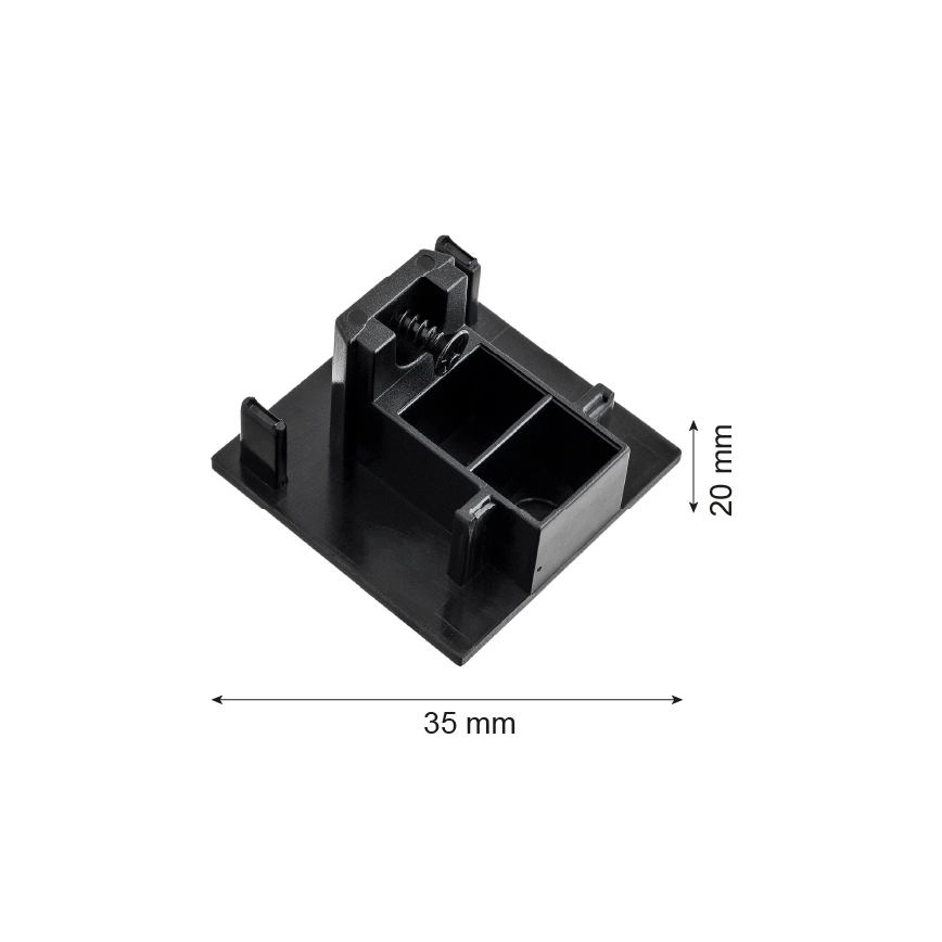Argon 4369 - Eindstuk van een Rail zwart