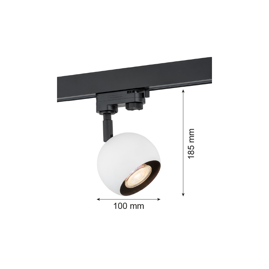 Argon 4377 - Spot voor een Rail Systeem MURI 1xGU10/5W/230V wit