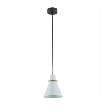 Argon 4682 - Hanglamp aan een koord BEVERLY 1xE27/15W/230V blauw/goud