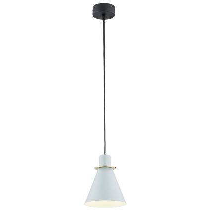 Argon 4682 - Hanglamp aan een koord BEVERLY 1xE27/15W/230V blauw/goud