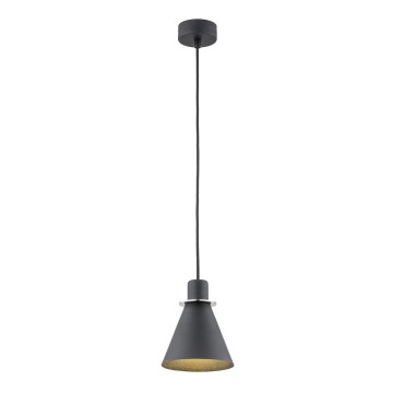 Argon 4688 - Hanglamp aan een koord BEVERLY 1xE27/15W/230V zwart/glanzend chroom