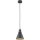 Argon 4688 - Hanglamp aan een koord BEVERLY 1xE27/15W/230V zwart/glanzend chroom