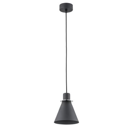 Argon 4688 - Hanglamp aan een koord BEVERLY 1xE27/15W/230V zwart/glanzend chroom