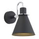 Argon 4709 - Wand Lamp BEVERLY 1xE27/15W/230V zwart/glanzend chroom