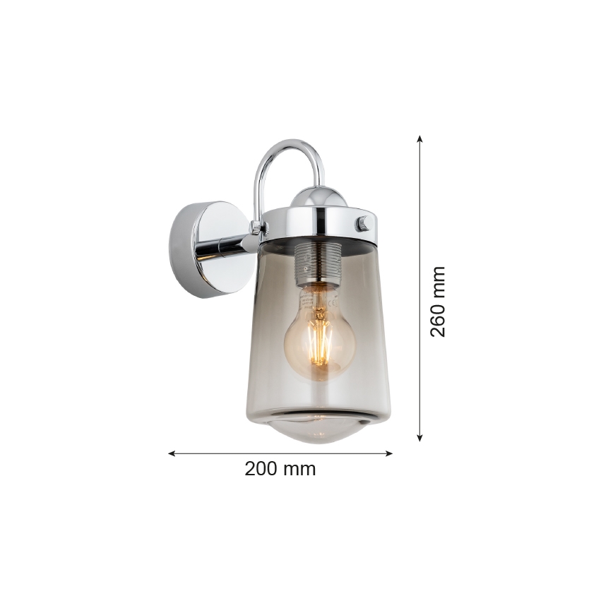 Argon 4718 - Badkamer Wand Lamp PASADENA 1xE27/15W/230V IP44