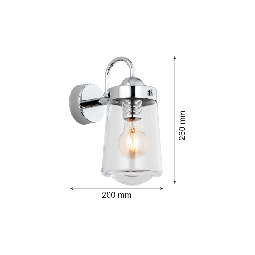 Argon 4719 - Badkamer Wand Lamp PASADENA 1xE27/15W/230V IP44