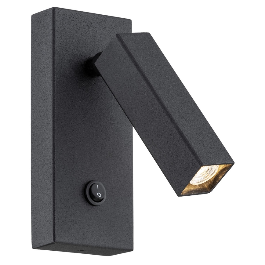 Argon 4723 - Spot mural ROCK 1xG9/6W/230V noir