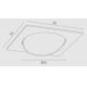 Argon 4746 - Inbouwverlichting OLIMP 1xGU10-AR111/12W/230V zwart