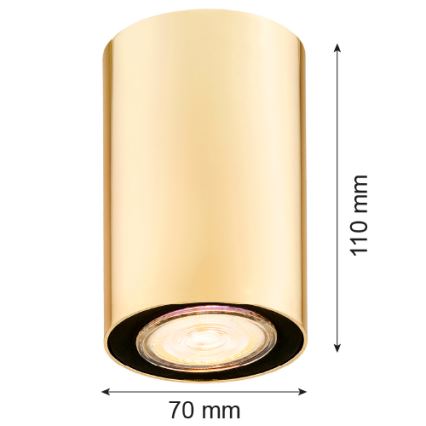 Argon 4759 - Plafond Lamp TYBER 1xGU10/5W/230V goud