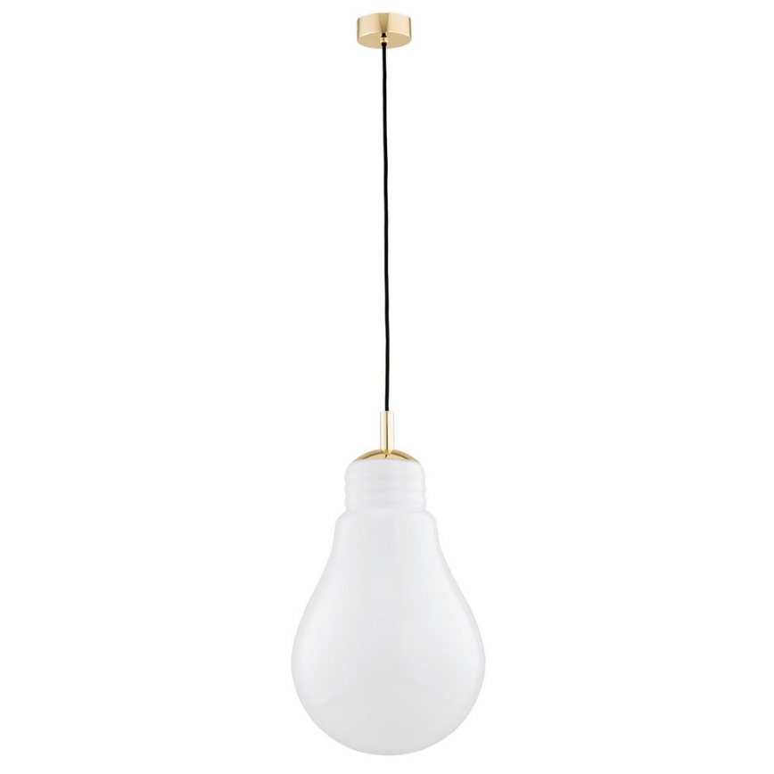 Argon 4879 - Hanglamp aan een koord JESSE 1xE27/15W/230V goud/wit