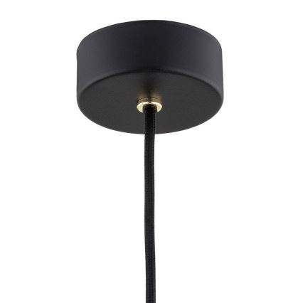 Argon 4905 - Hanglamp aan een koord MURANO 1xE27/15W/230V zwart/gouden