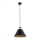 Argon 4915 - Hanglamp aan een koord ORTE 1xE27/15W/230V zwart